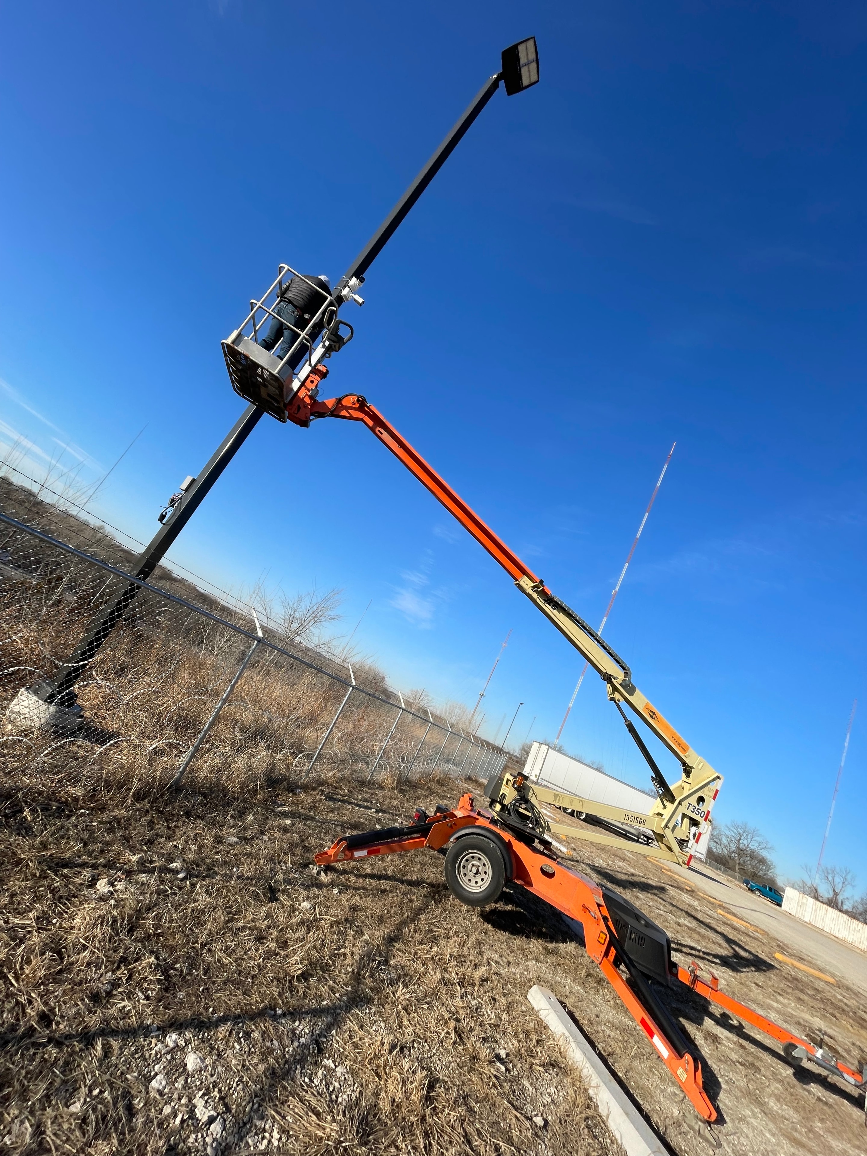 Intermodal Yard Camera Installation